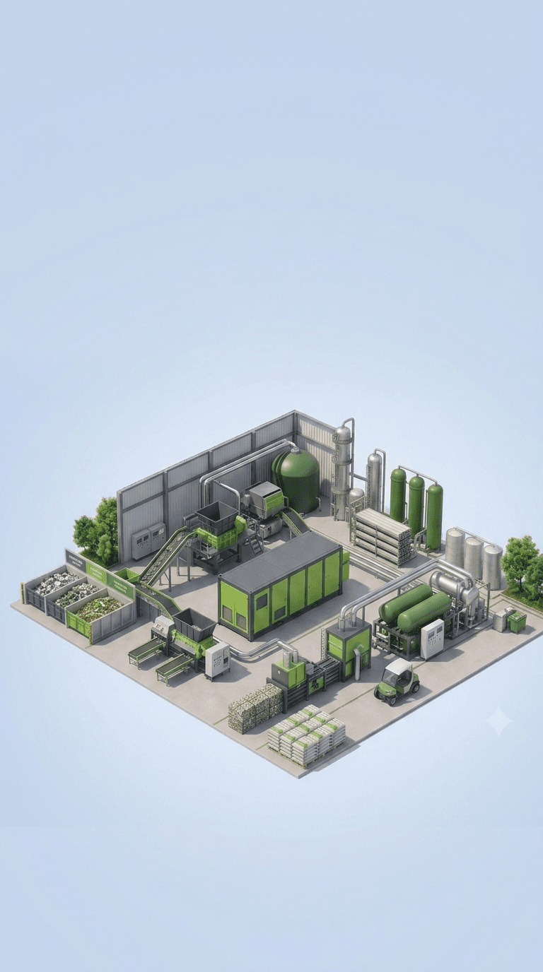 Zero waste processing facility